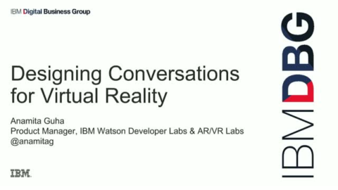 Designing Conversations for Virtual Reality