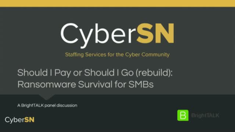Should I Pay or Should I Go (rebuild): Ransomware Survival for SMBs