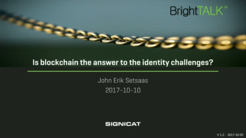 Is blockchain the answer to the global identity challenges?