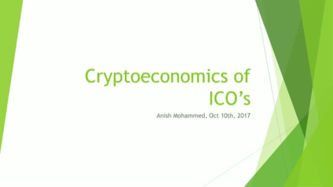 The End of Venture Capital &#8211; Cryptoeconomics of an ICO