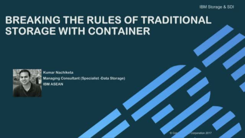 Breaking the Rules of Traditional Storage with Containers!