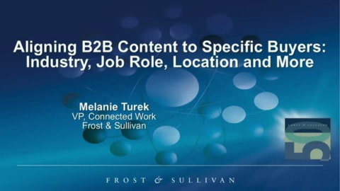 Aligning B2B Content to Specific Buyers: Industry, Job Role, Location &amp; More