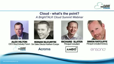 [Live Panel] Cloud &#8211; what&#8217;s the point?