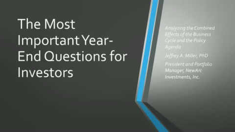 The Most Important Year-End Questions for Investors