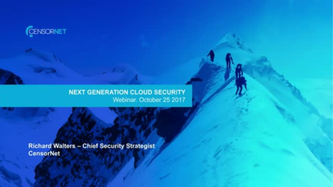 Next Generation Cloud Security &ndash; Addressing the Threats to Enable Adoption