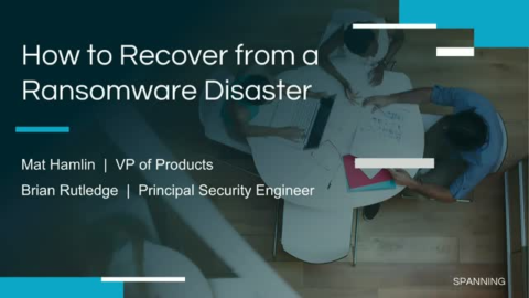 How to Recover from a Ransomware Disaster