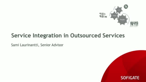 Service Integration in Outsourced Services