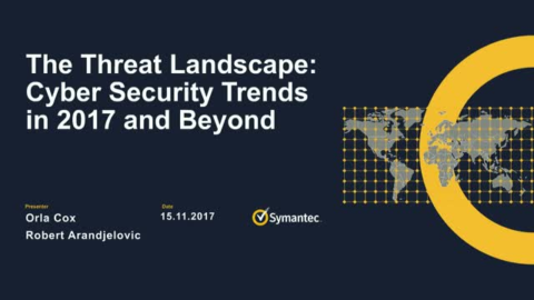 The Threat Landscape &ndash; Cybersecurity Trends in 2017 and Beyond