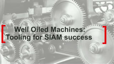 The Well Oiled Machine: Preparing tools for SIAM success