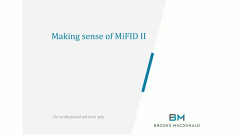 Making sense of MiFID II