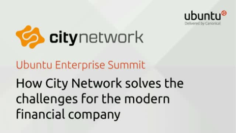 How City Network solves the challenges for the modern financial company