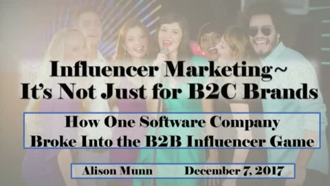 Influencer Marketing: It&rsquo;s Not Just for B2C Brands