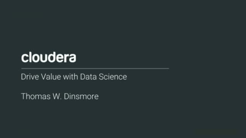 Driving Value with Data Science