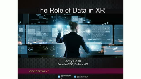 The Role of Data in XR