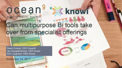 Can multipurpose BI tools take over from specialist offering