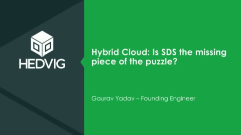 Hybrid Cloud: Is Software-Defined Storage the Missing Piece of the Puzzle?