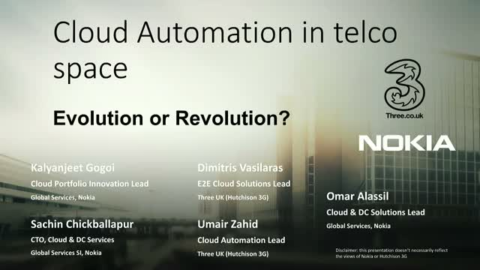 Cloud Automation in Telecommunications: Evolution or Revolution?