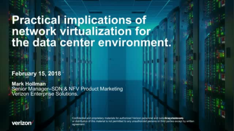 Embrace the Datacenter of the Future with Network Virtualization