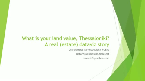 What is your Land Value, Thessaloniki? A Real (estate) Data Visualization Story