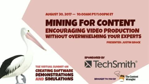 Mining Content: Encouraging Video Production Without Overwhelming Your Experts