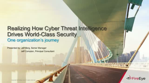 Cyber Threat Intelligence: Learn How It Can Drive World-Class Security