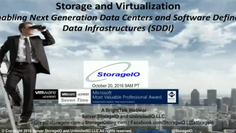 Storage &amp; Virtualization – Enabling Next Generation Data Centers &amp; SDDI