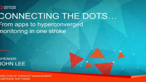 Connecting the dots… from apps to hyperconverged monitoring in one stroke