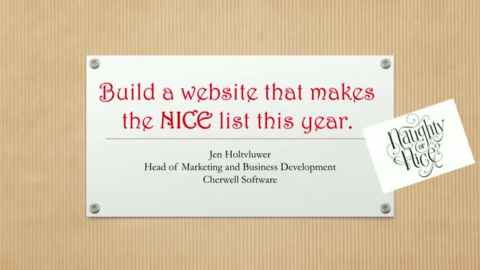 How to Build a Website that Makes the NICE List this Year