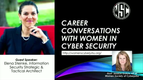 Career Conversations with Women in Cyber Security featuring Elena Steinke