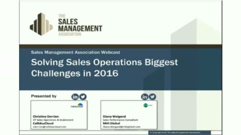 Solving Sales Operations Biggest Challenges in 2016