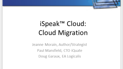 iSpeak Cloud: Fine Tuning Cloud Migration Strategy