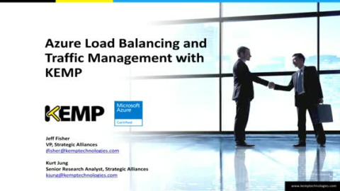 Azure Load balancing and traffic management with KEMP