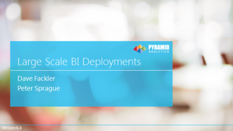 Challenges of large scale BI deployments