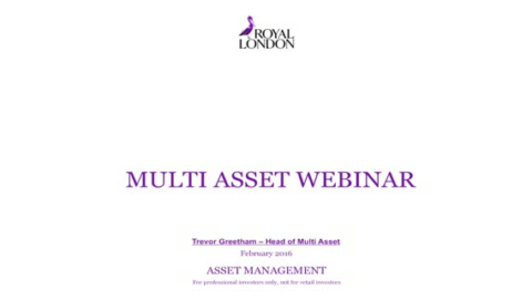 Quarterly Multi Asset Webinar