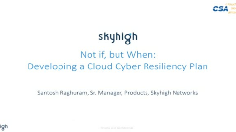 Not &ldquo;If&rdquo; but &ldquo;When&rdquo;: Protecting Your Data with a Cyber Resiliency Plan
