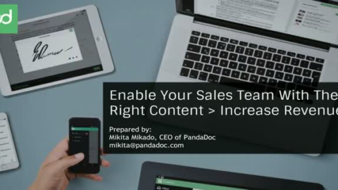 Enable Your Sales Team with the Right Content To Increase Revenue