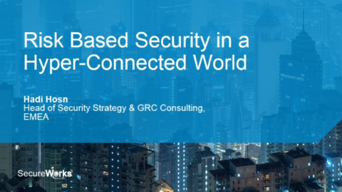 Risk Based Security in a Hyper-Connected World