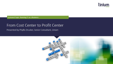 From Cost Center to Profit Center