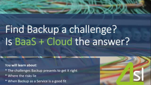 Find Backup A Challenge? Is BaaS and Cloud the Answer?