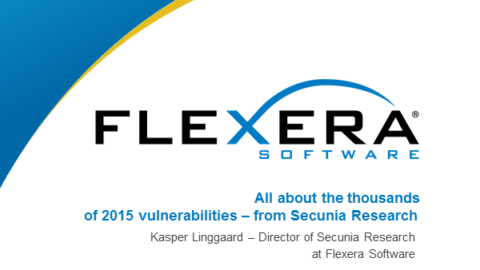 All about the thousands of 2015 vulnerabilities. From Secunia Research