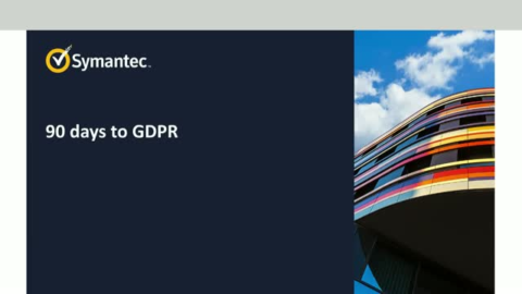 The clock is ticking: GDPR: Act now to accelerate your GDPR journey