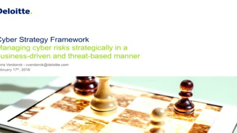 Business-lead and Threat-Focused Cyber Risk Management