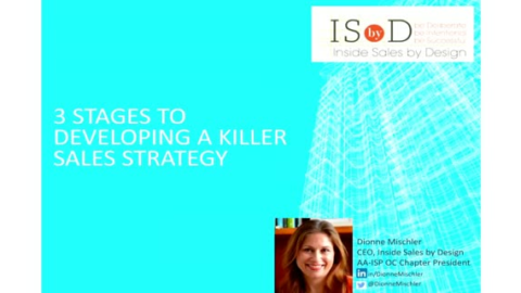 3 Stages to Developing a Killer Sales Strategy