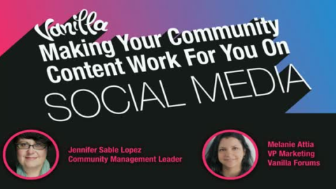 Make your Community Content Work for You on Social