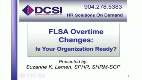 FLSA Changes: Is Your Organization Prepared?