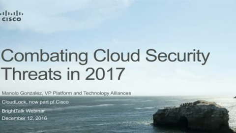 Combating Cloud Security Threats in 2017