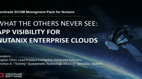 What the others never see: App visibility for Nutanix enterprise clouds