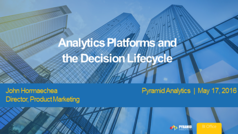 Analytic Platforms and the Decision Lifecycle