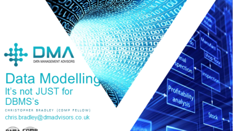 Data Modelling is NOT just for DBMS’s