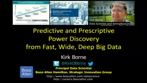 Predictive and Prescriptive Power Discovery from Fast, Wide, Deep Big Data